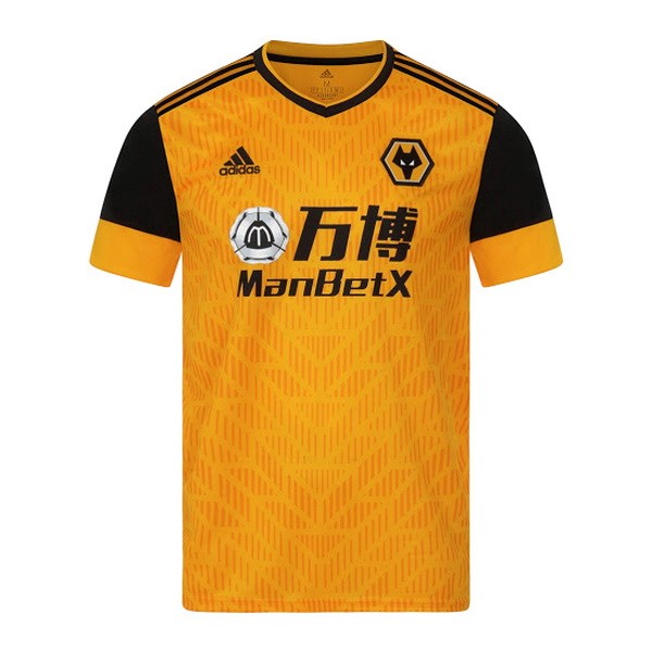 Tailandia Camiseta Wolves Primera Equipación 2020-2021 Amarillo